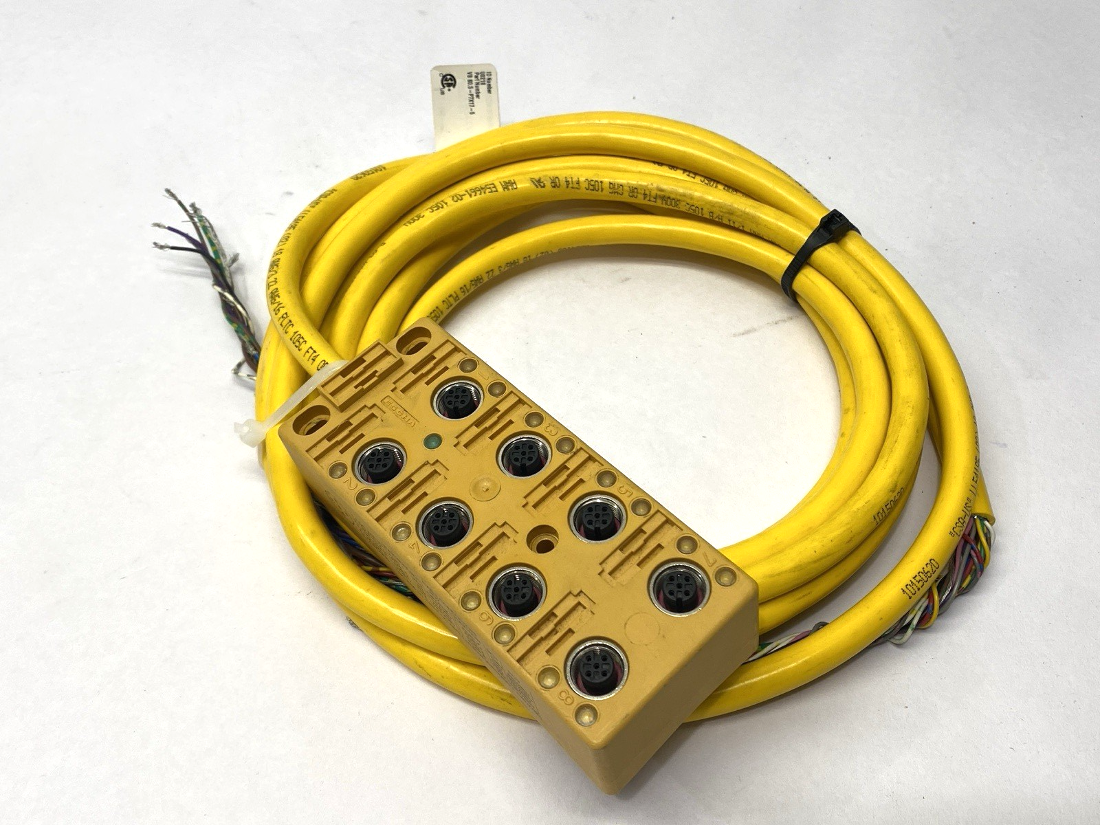 Turck VB 80.5-P7X17-5 Junction Box M12 8-Port U0218 - Maverick Industrial Sales