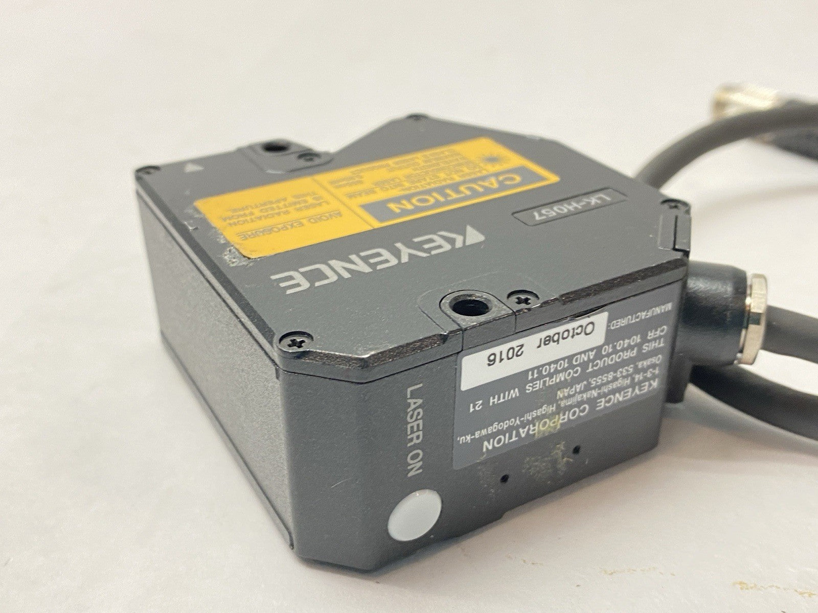 LK-H057 | Keyence Ultra High-Speed/High-Accuracy Laser Displacement Sensor Head - Used - Maverick Industrial Sales