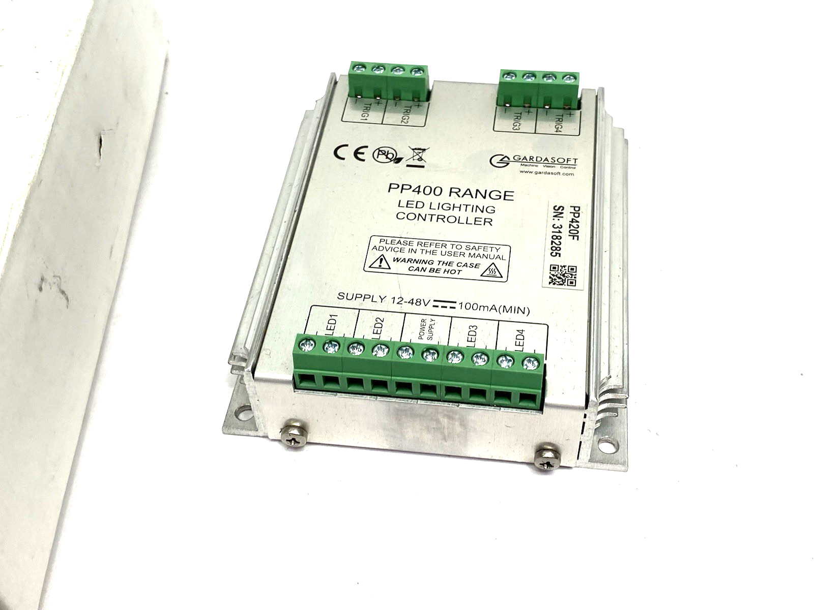 Gardasoft PP420F LED Pulse/Strobe Controller, 4-Channel Output, SafeSense Tech. - Maverick Industrial Sales
