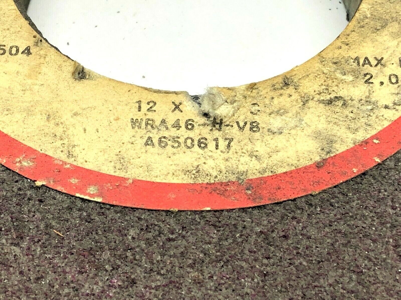 Radiac WRA46-H-V8 Grinding Wheel 3" Bore 2070 RPM - Maverick Industrial Sales