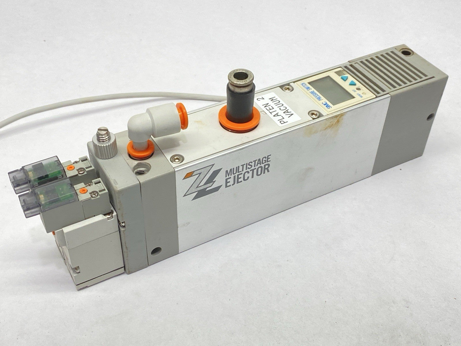 NZL112-K15MZ-E65L | SMC Multi-Stage Vacuum Ejector - Used - Maverick Industrial Sales