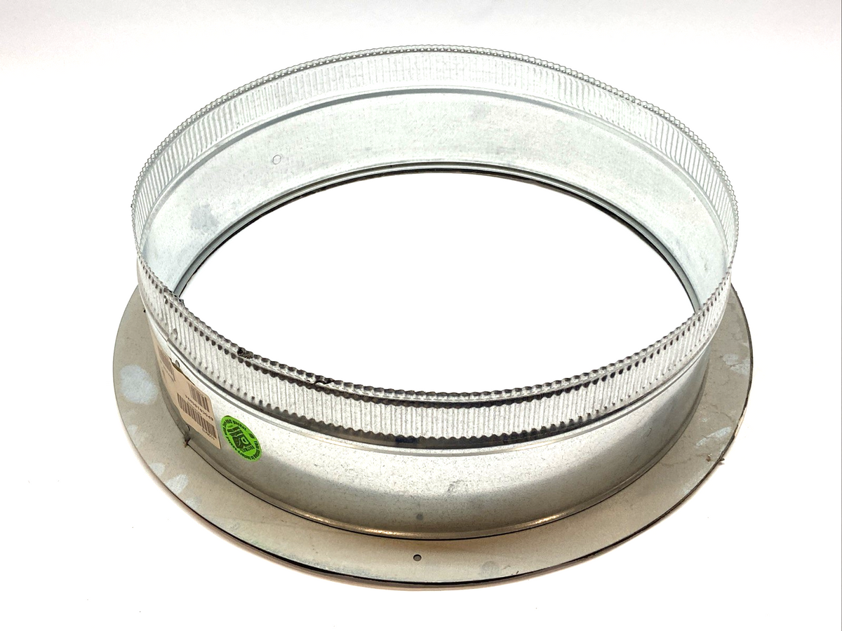 GreenSeam POCR18GA24 Galvanized Press-On Collar 18" Diameter 6" Tall 24-Gauge - Maverick Industrial Sales