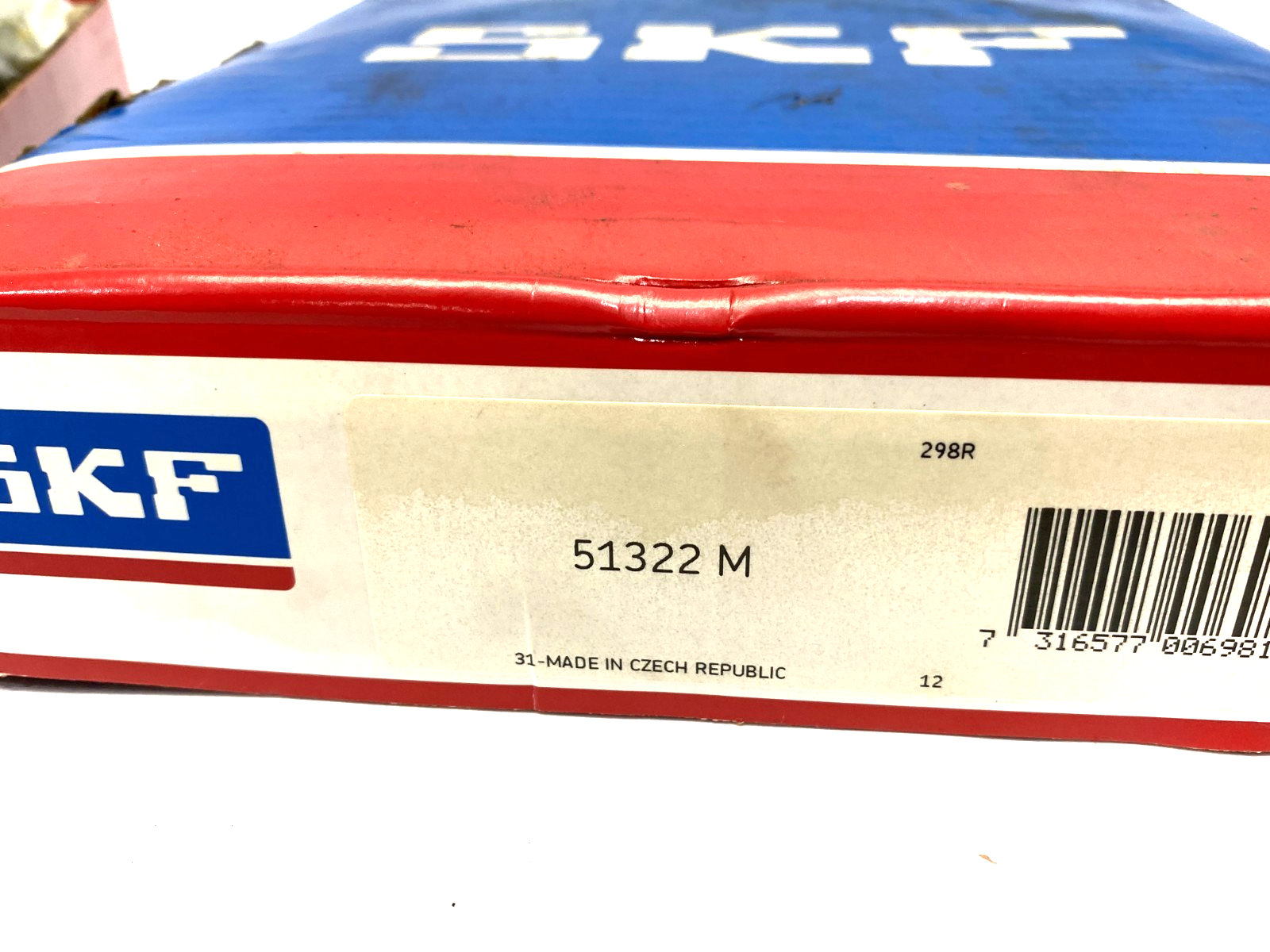SKF 51322 M Single Direction Thrust Ball Bearing - Maverick Industrial Sales
