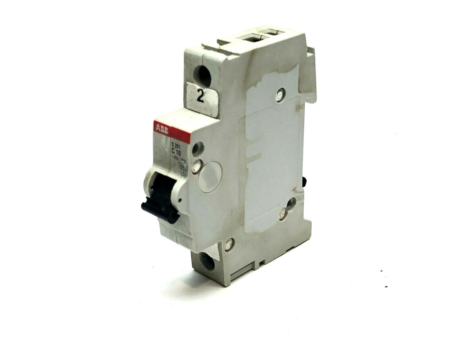 ABB S201-C10 Miniature Circuit Breaker 10A 1P - Maverick Industrial Sales