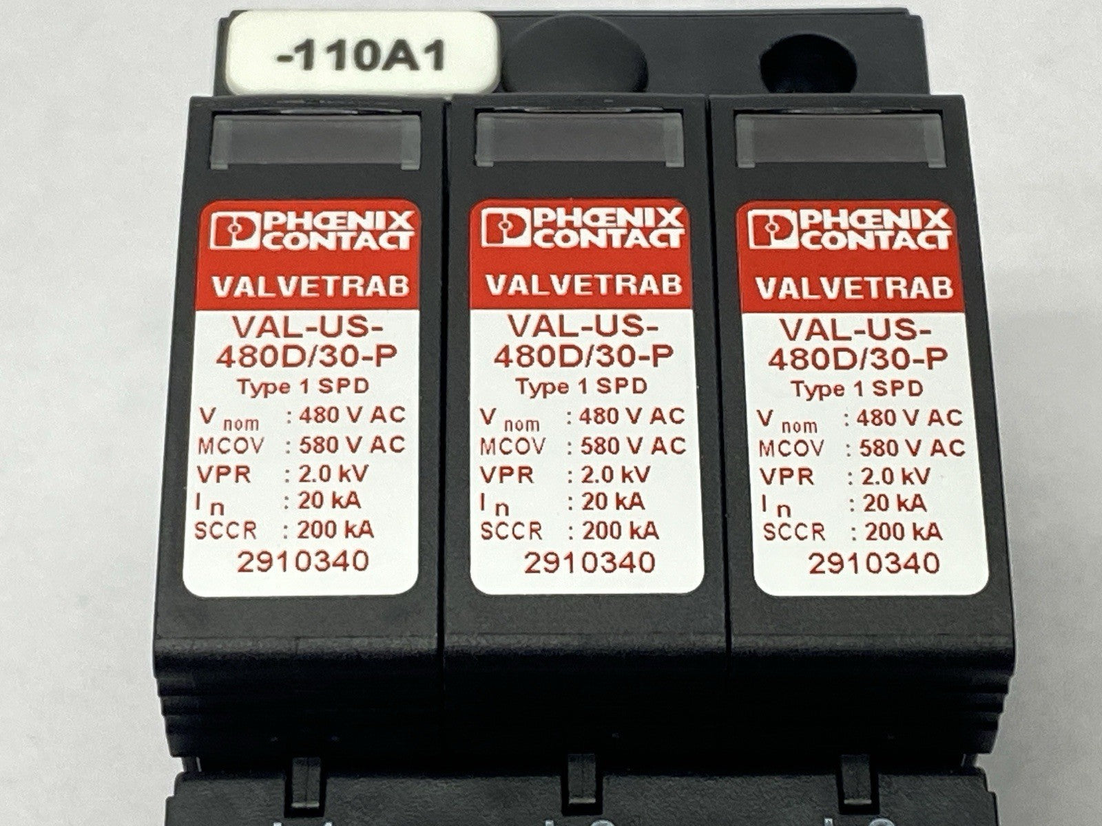 Phoenix Contact VAL-US-480D/30/3+0-FM Surge Protection Device 2910386 - Maverick Industrial Sales