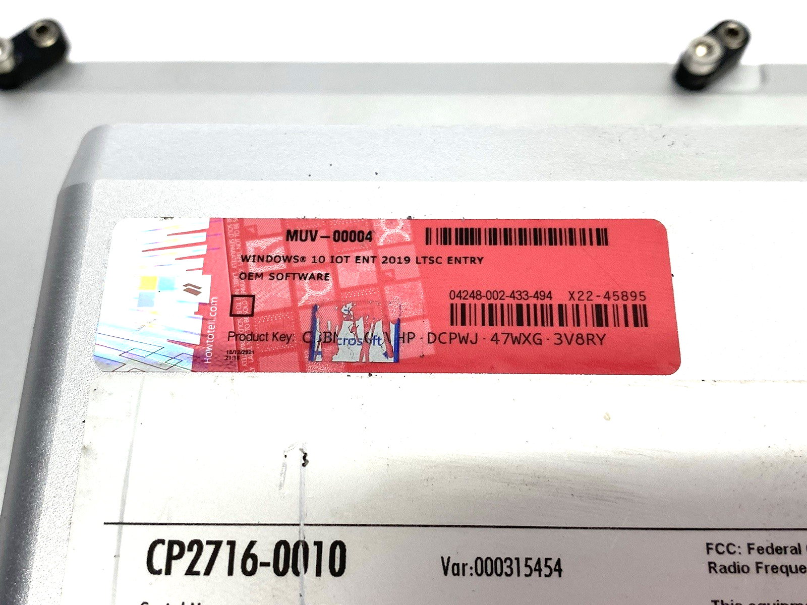 CP2716-0010 | Beckhoff Fanless Multi-Touch Built-In Panel PC 15.6" Display 2 CFast - Used - Maverick Industrial Sales