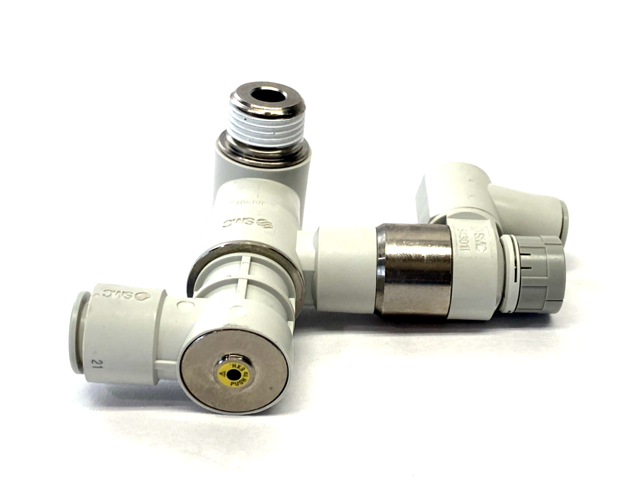 ASP-SUB12E-N04S | SMC Speed Controller w/ Pilot Check Valve, 1/2" NPT 12mm - New – Open box - Maverick Industrial Sales