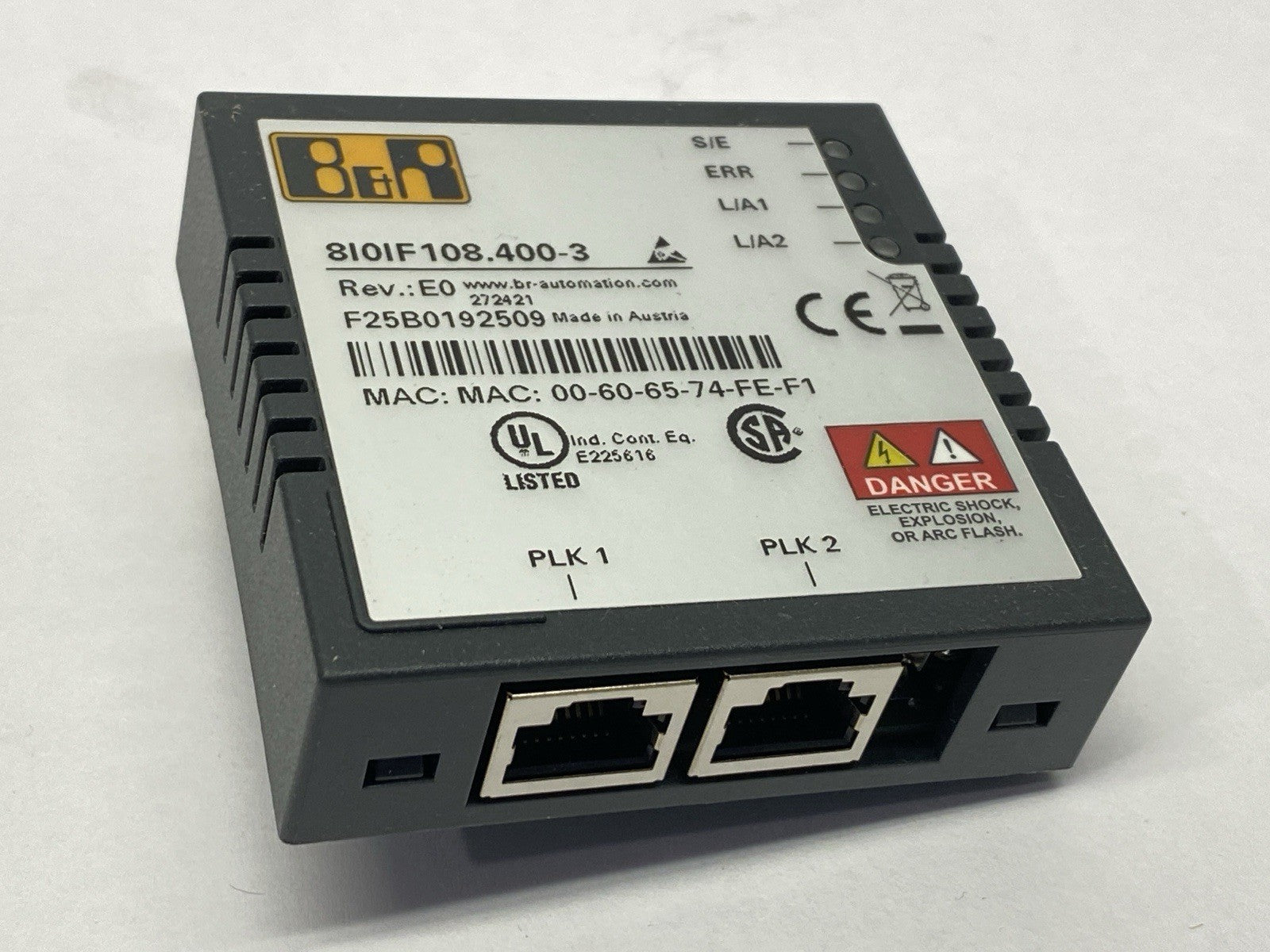 8I0IF108.400-3 | B&R Rev E0 POWERLINK V2 Interface Module - New – Open box - Maverick Industrial Sales