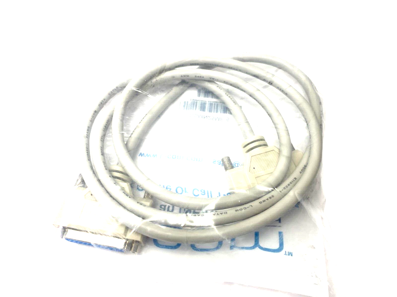 L-Com CSMN25MF-5 Deluxe D-Sub DB25 Male to Female Cordset 25-Pos - Maverick Industrial Sales