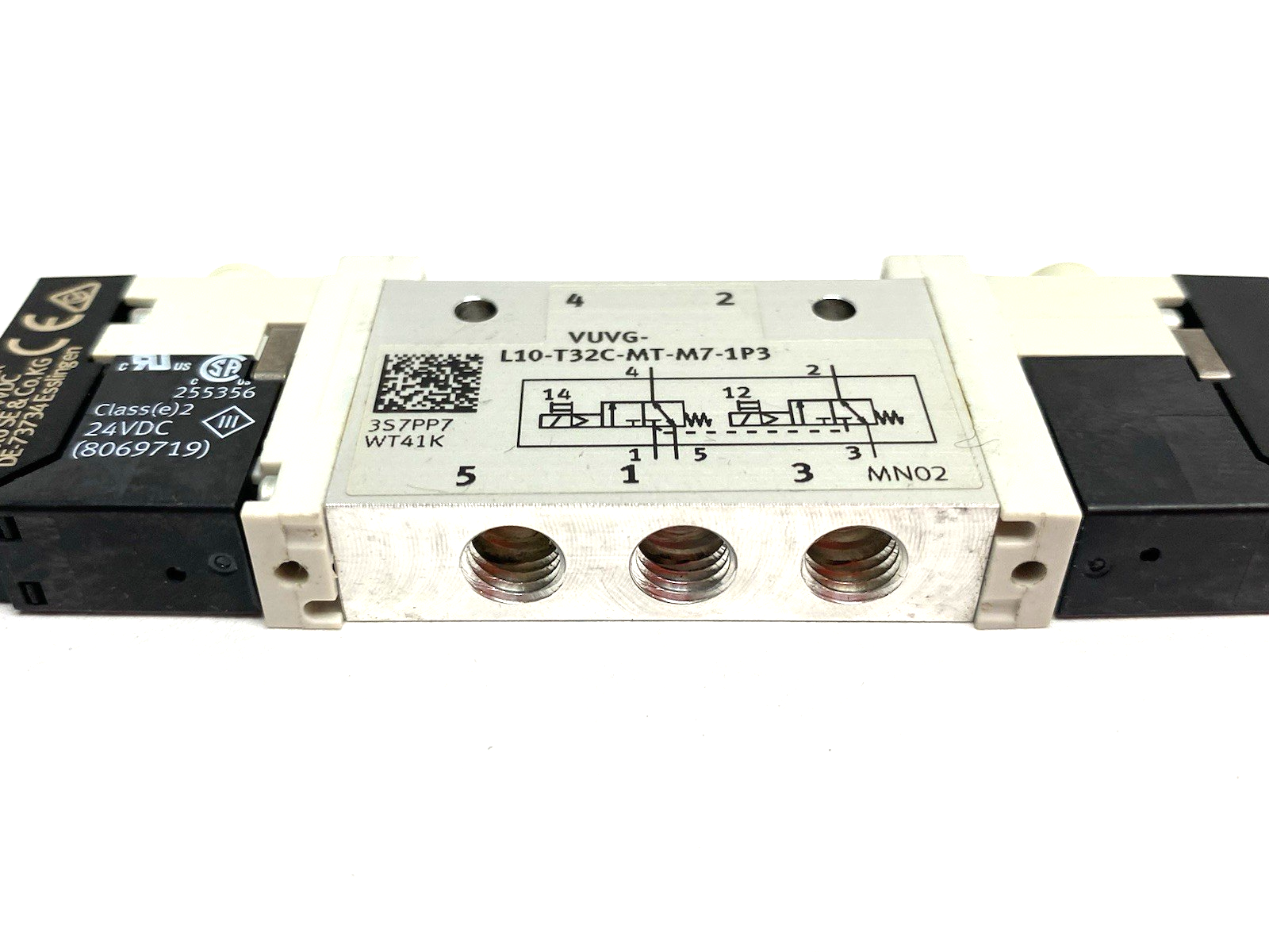VUVG-L10-T32C-MT-M7-1P3 | Festo Solenoid Valve 2x3/2-way, Monostable 574356 - Used - Maverick Industrial Sales