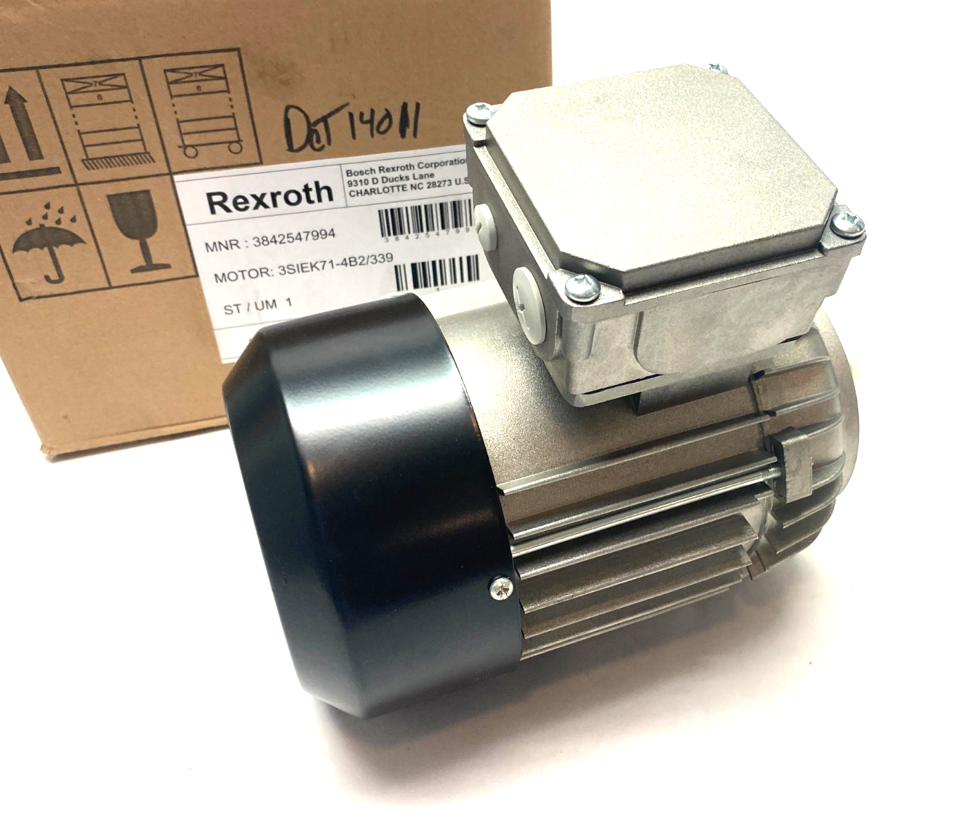 Bosch Rexroth 3842547994 Electric Motor 3-Phase 0.42kW 3SIEK71-4B2/339 - Maverick Industrial Sales