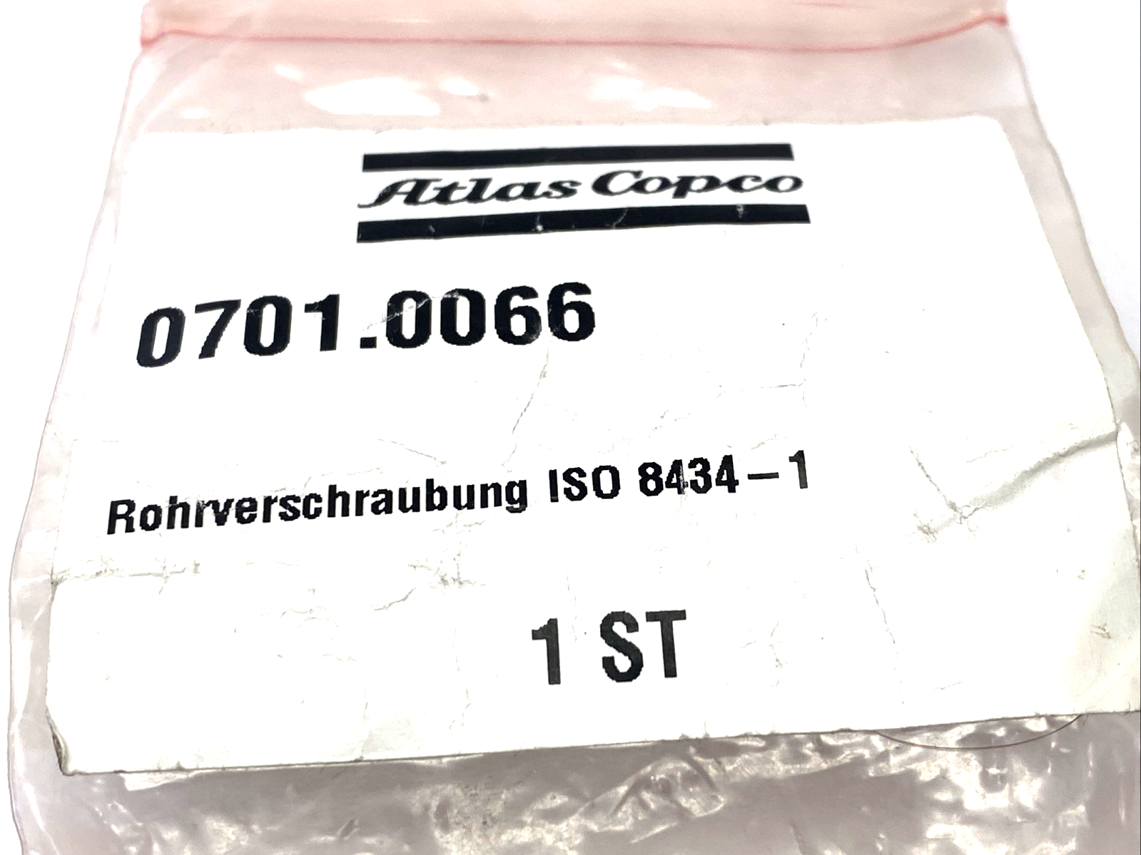Atlas Copco 0701.0066 Adapter Fitting ISO 8434-1 701.0066 - Maverick Industrial Sales