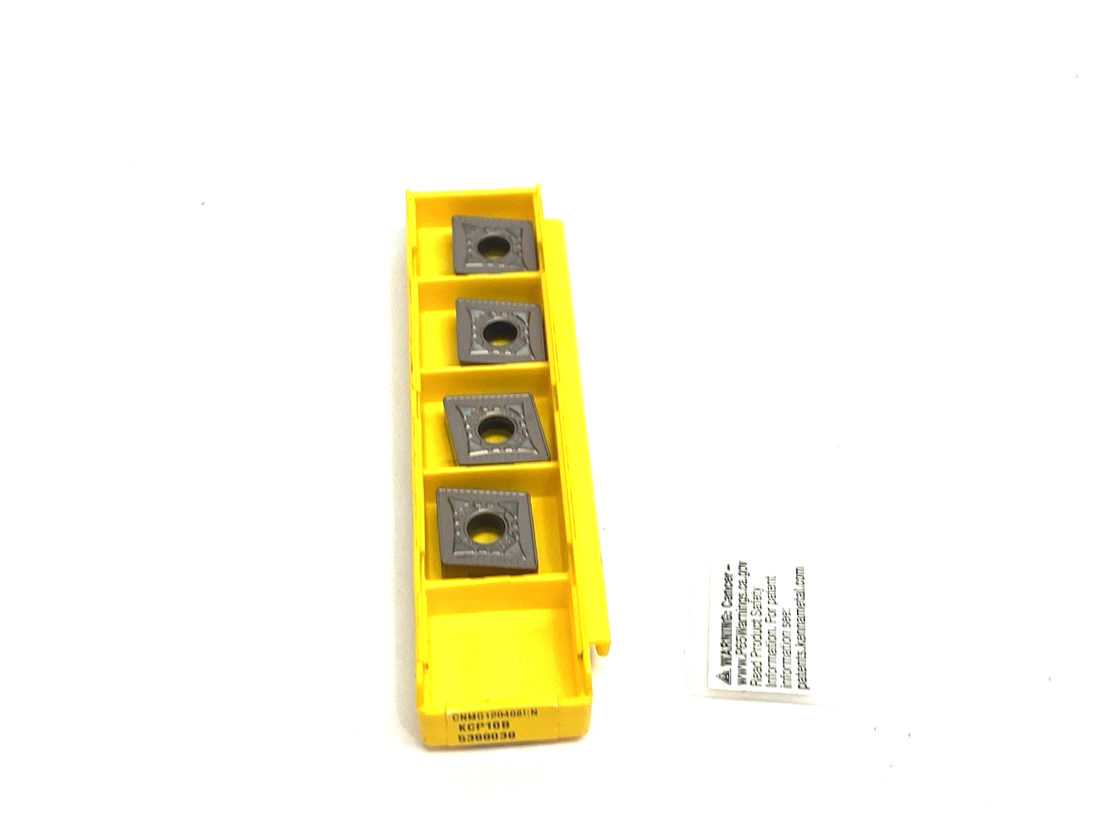 5388038 | Kennametal Kenloc™ CNMG Insert Negative RN, CNMG120408RN PKG OF 4 - New – Open box - Maverick Industrial Sales