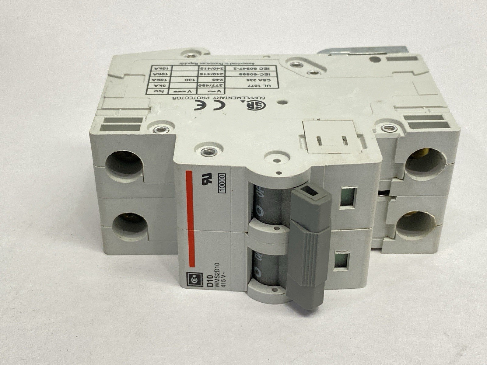 Cutler Hammer WMS2D10 Circuit Breaker 2-Pole 10A 277/480V - Maverick Industrial Sales