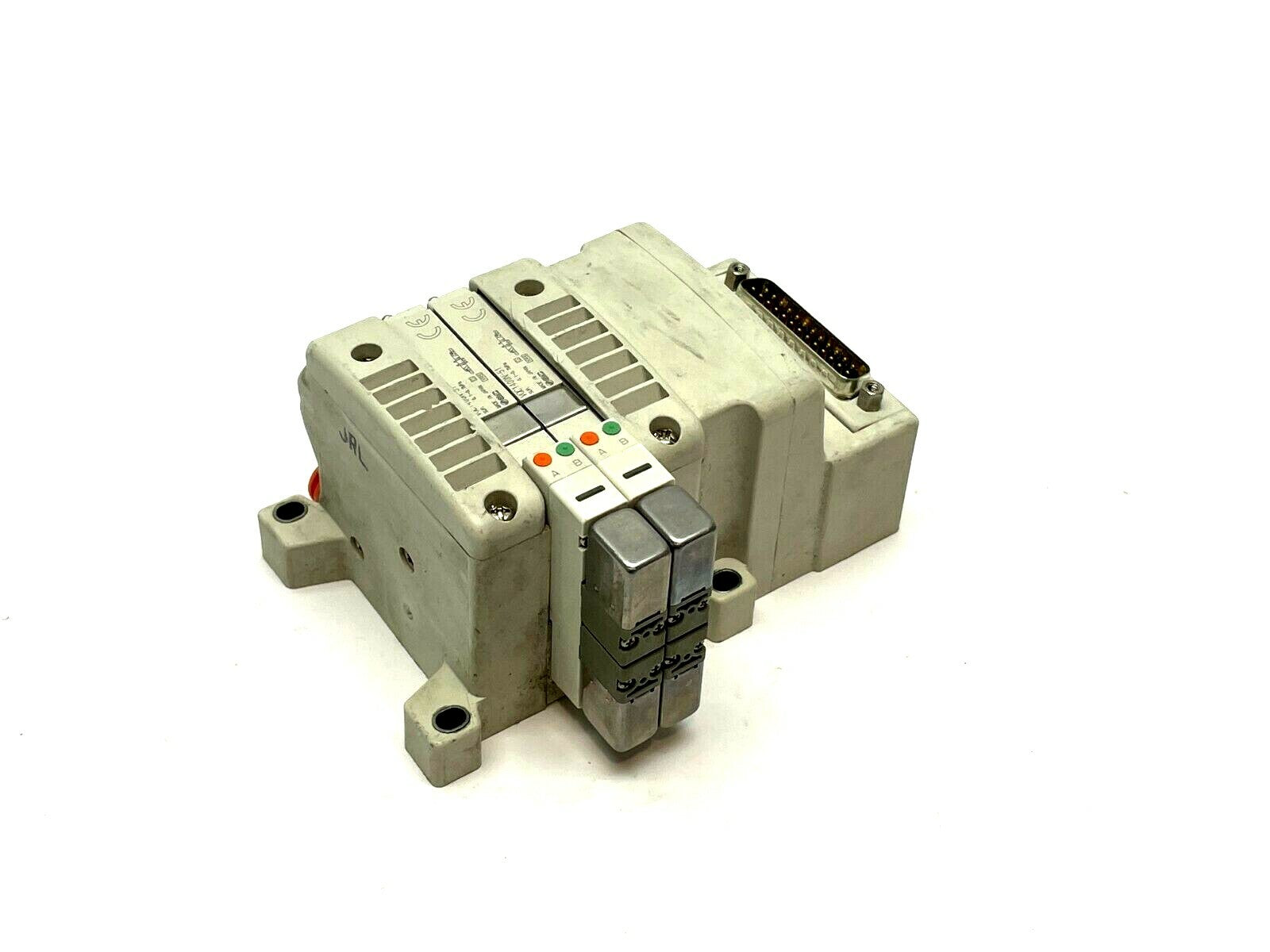 SMC VV5QC11-02N3FD0-S Manifold Base w/ Solenoids - Maverick Industrial Sales