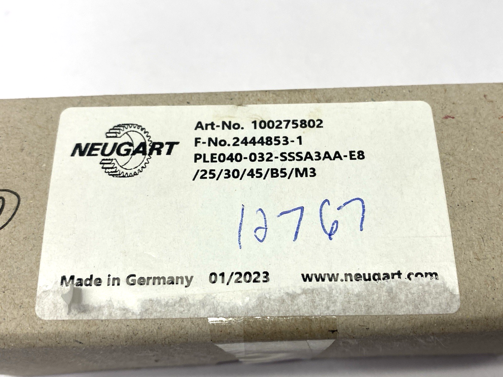 Neugart PLE040-032-SSSA3AA-E8/25/30/45/B5/M3 Planetary Gearbox 32:1 - Maverick Industrial Sales
