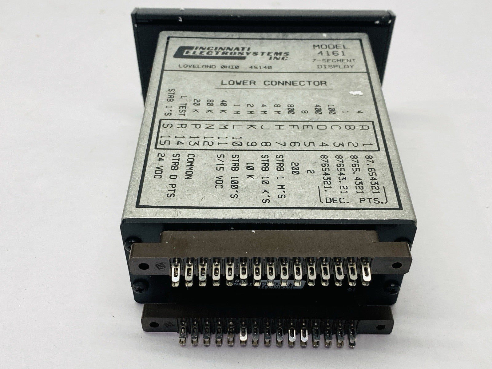 Cincinnati Electrosystems 4161-4-24 7-Segment Display Interface - Maverick Industrial Sales