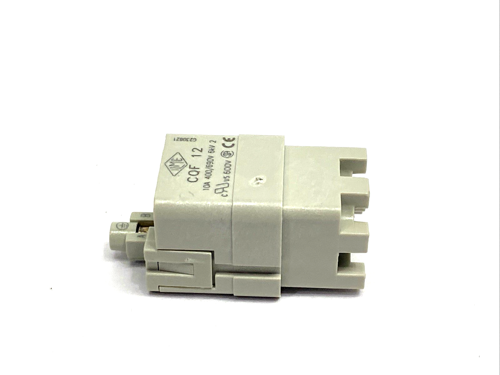 CQF 12,CQF-12 | ILME CQF 12 Female Crimp Connector Insert 12-Pole + PE 10A LOT OF 6 - New - Maverick Industrial Sales