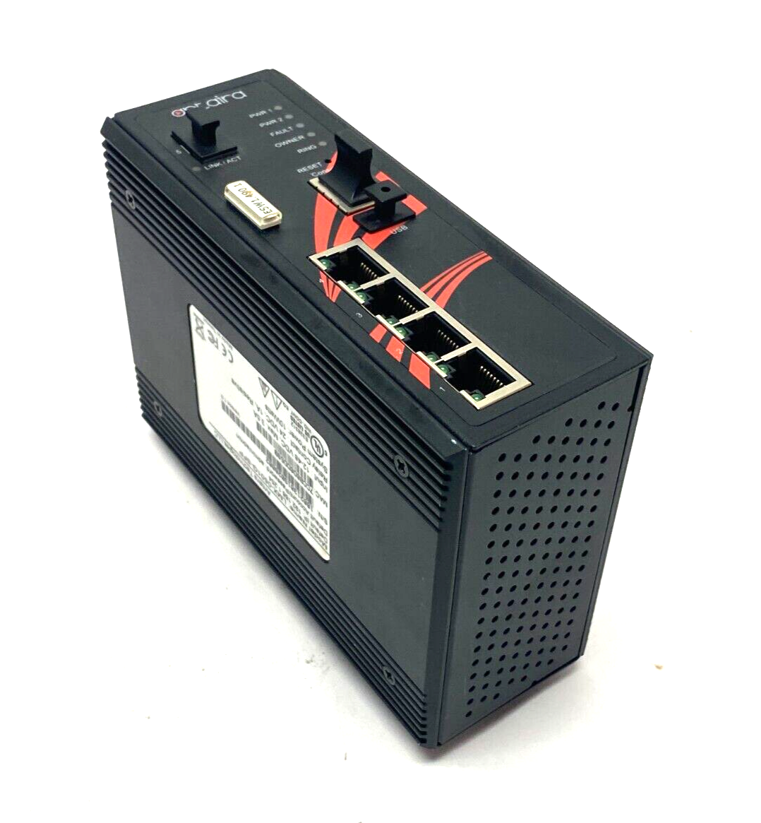 Antaira LMX-0501G-SFP Gigabit Light Layer 3 Managed Ethernet Switch 5-Port - Maverick Industrial Sales