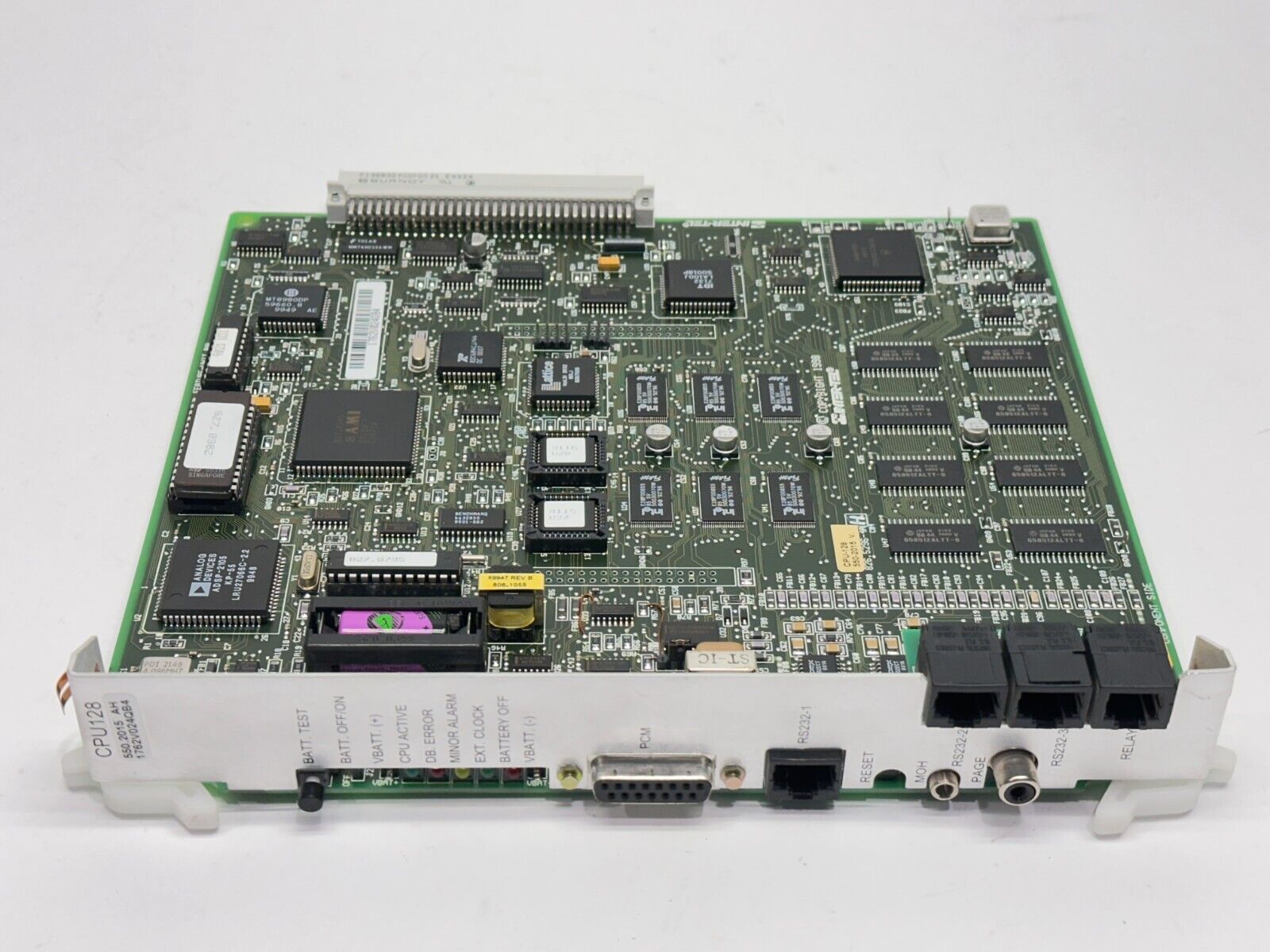 Inter-Tel CPU-128 550.2015 CPU Circuit Card 1762V024QB4 - Maverick Industrial Sales