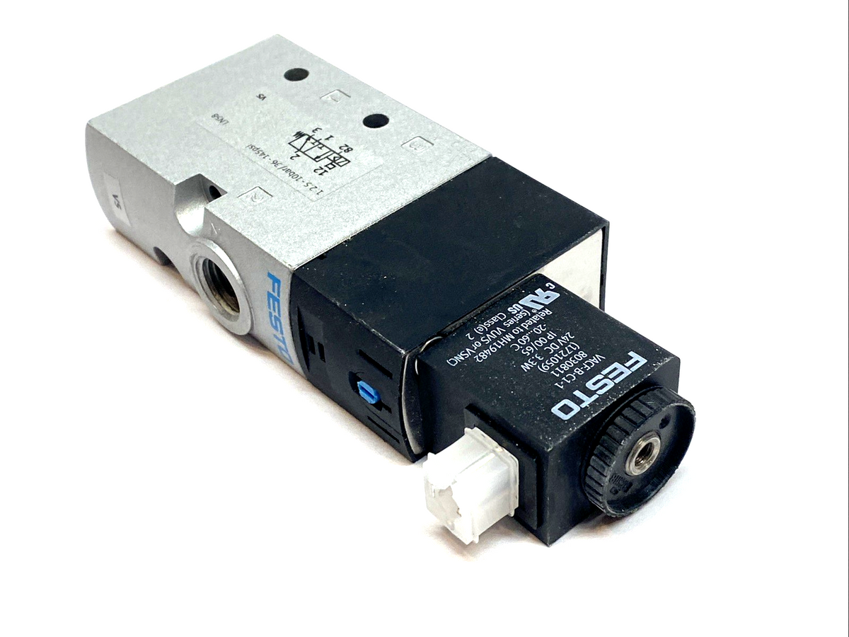 VUVS-L25-M32C-MD-G14-F8-1C1 | Festo Solenoid Valve 3/2 24VDC 575477 - New – Open box - Maverick Industrial Sales