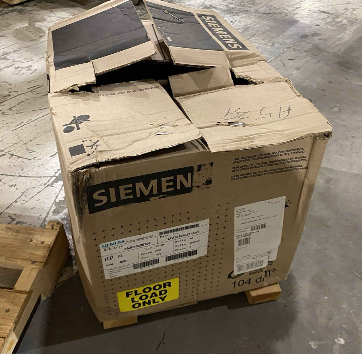 1LE21212AB214AA3 | Siemens 1LE2121-2AB21-4AA3 NEMA Premium® AC Motor 10HP 3-Phase Type GP100A - New – Open box - Maverick Industrial Sales