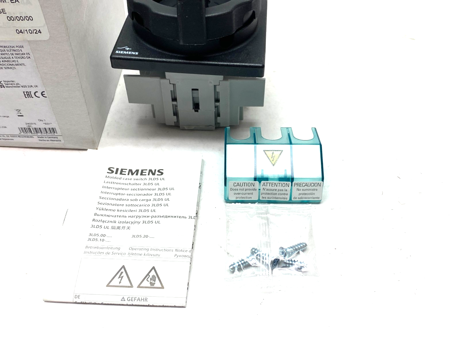 Siemens 3LD5020-0TK11 SENTRON Molded Case Rotary Disconnect Switch 3-Pole - Maverick Industrial Sales