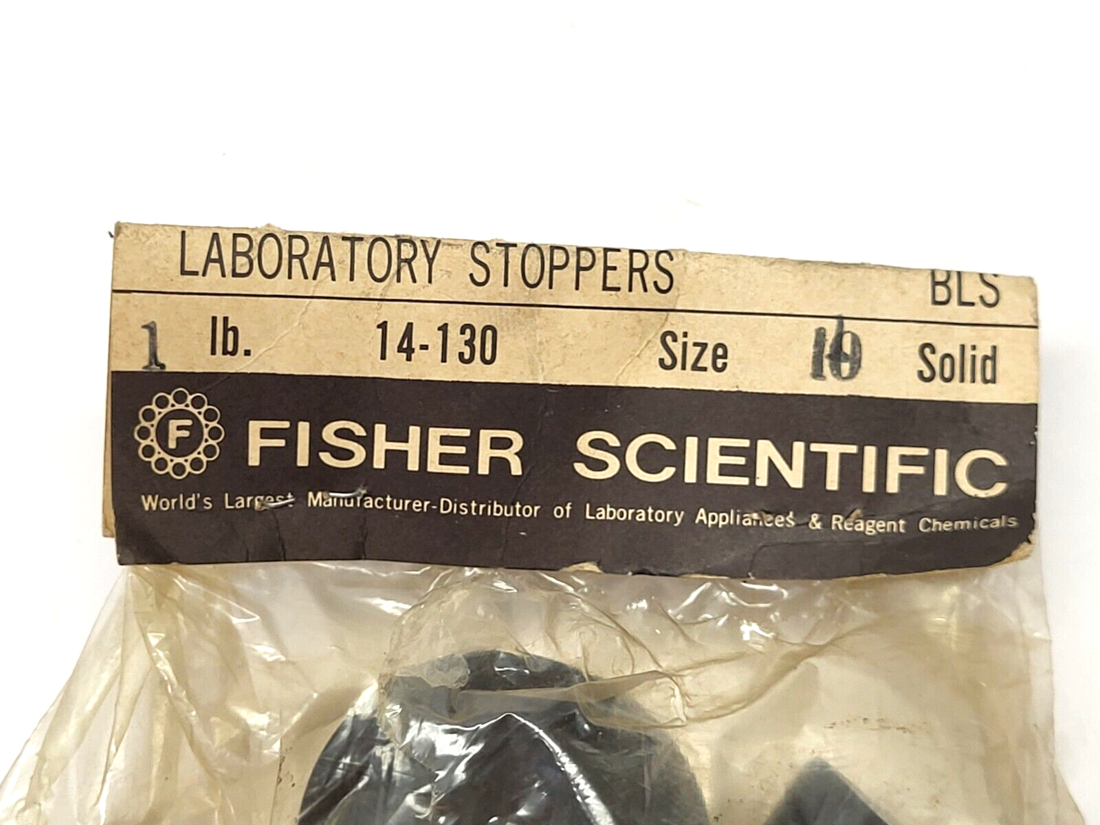 Fischer Scientific 14-140 Rubber Stoppers LOT OF 7 - Maverick Industrial Sales