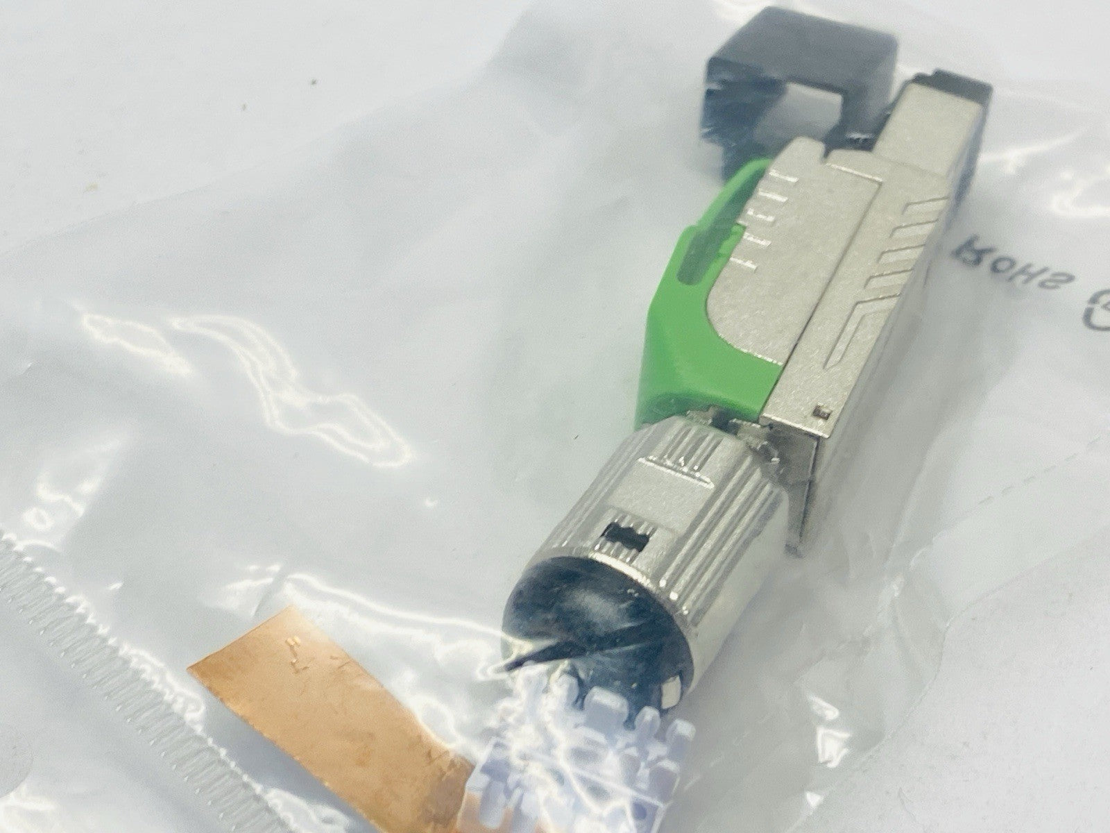 Linkup CON-TLC6ASFT-GN-02 Cat6A RJ45 Wireable Connector 22AWG S/FTP 10G 2-PACK - Maverick Industrial Sales