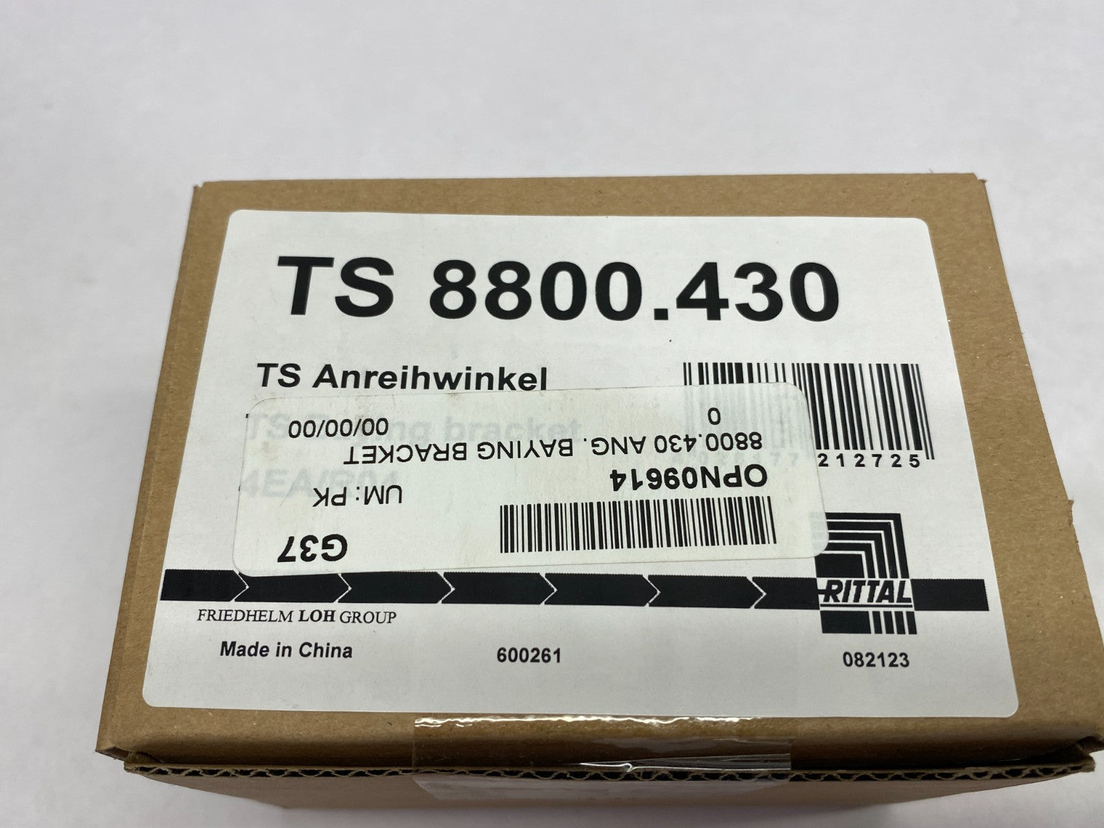 Rittal TS 8800.430 Angular Baying Bracket for TS/TS BOX OF 4 - Maverick Industrial Sales