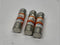 Ferraz Shawmut ATDR1/2 Time Delay Class CC Fuse 1/2A 600V LOT OF 3 - Maverick Industrial Sales