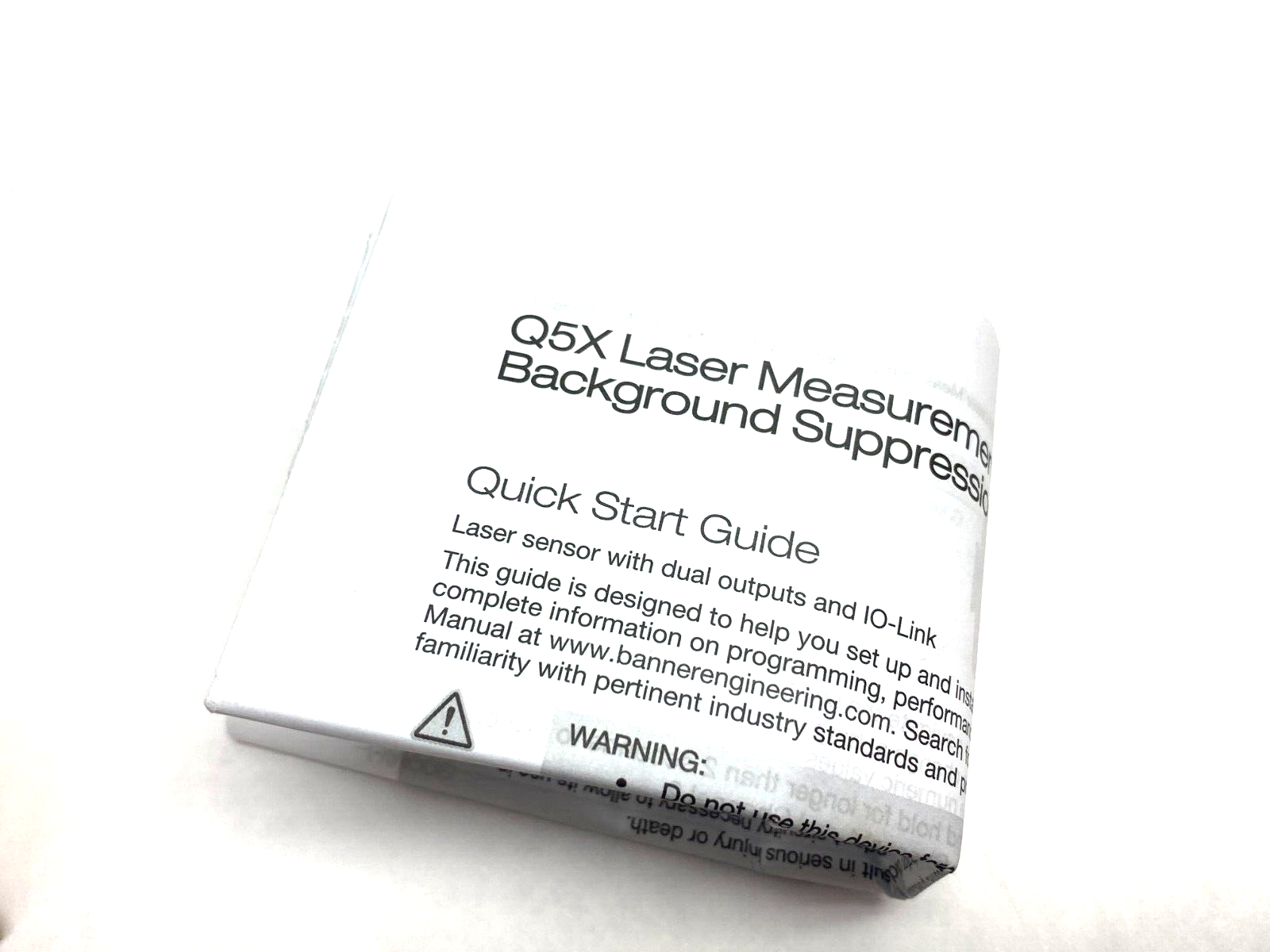Banner Q5XKLAF5000-Q8 High Power Multi-Purpose Photoelectric Laser Sensor 807731 - Maverick Industrial Sales