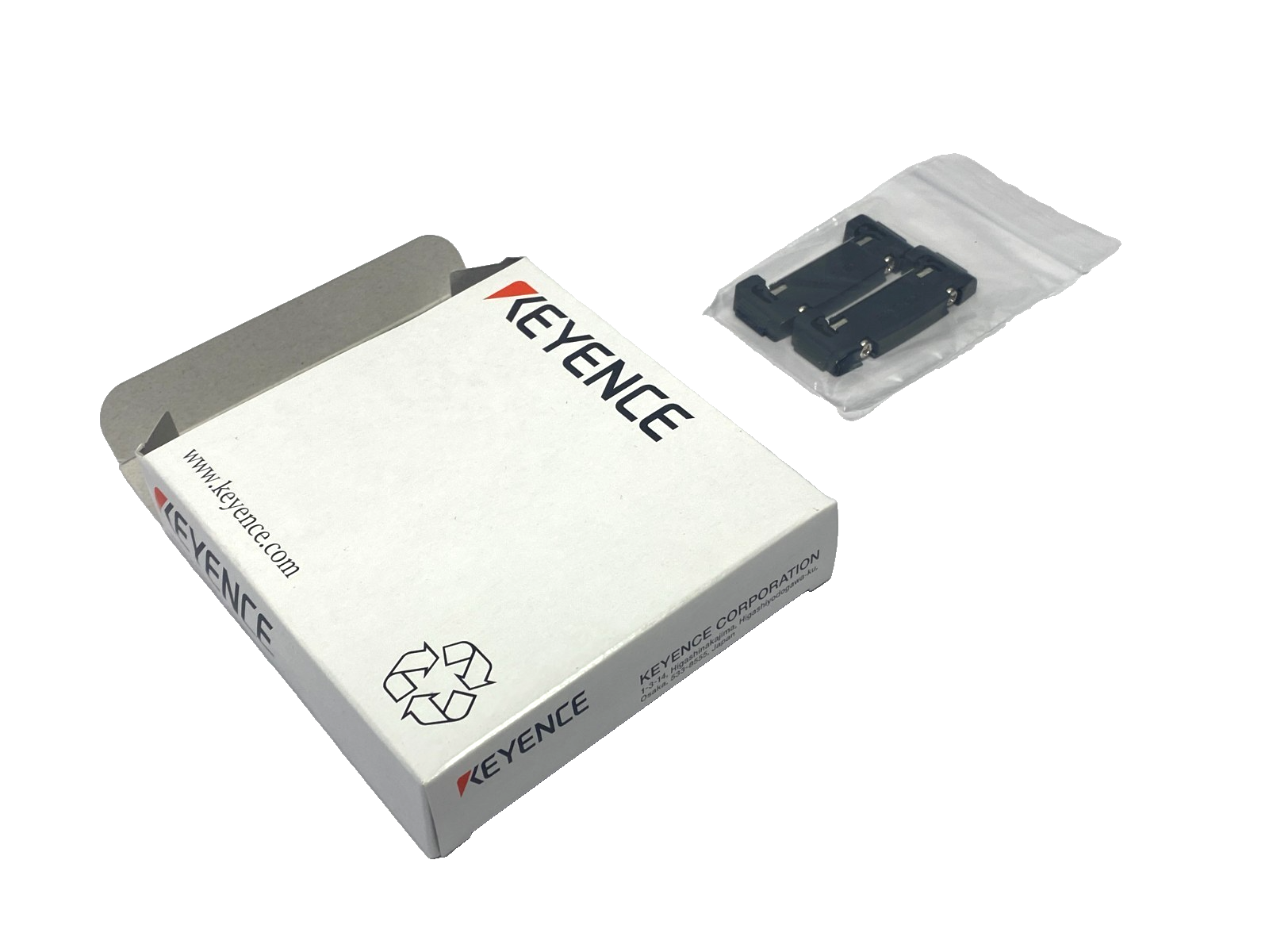 OP-26751 | Keyence Compact Laser Sensor Amplifier End Unit SET OF 2 - New – Open box - Maverick Industrial Sales