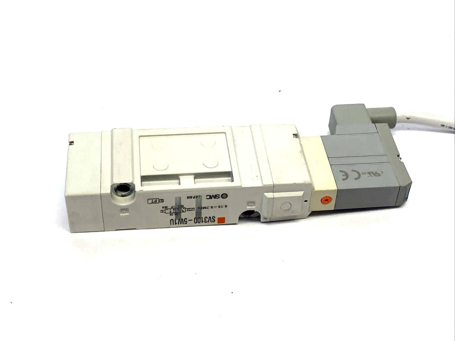 SV3100-5W1U | SMC Solenoid Valve 2-Pos. Single, 24VDC - Used - Maverick Industrial Sales