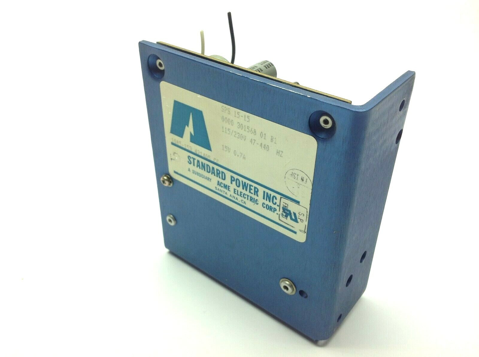 Standard Power Inc. SPS 15-15 Power Supply 15V 0.7A - Maverick Industrial Sales
