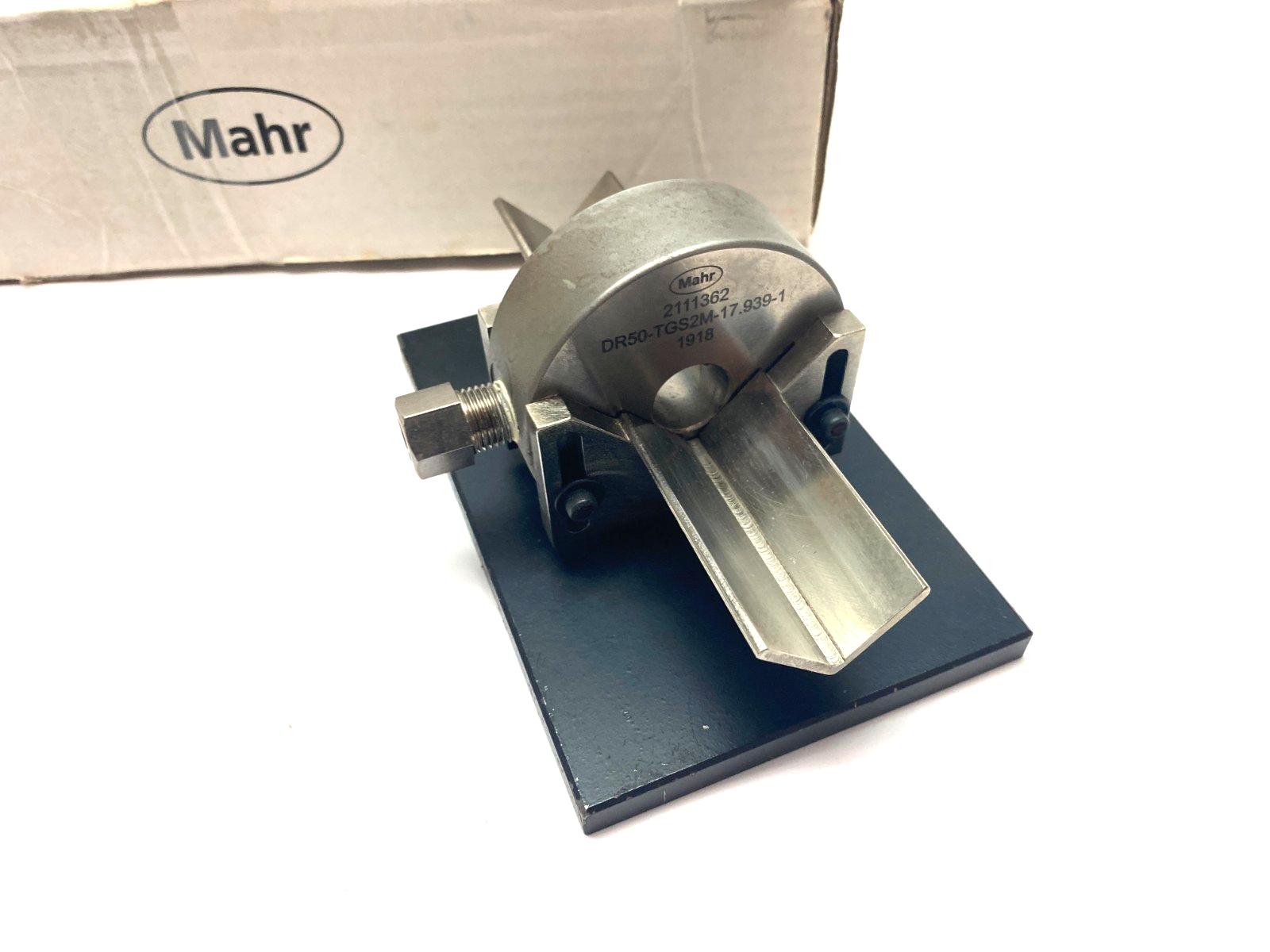 Mahr 2111362 Dimensionair 2-Jet Air Ring Gauge DR50-TGS2M-17.939-1 w/ Base Plate - Maverick Industrial Sales
