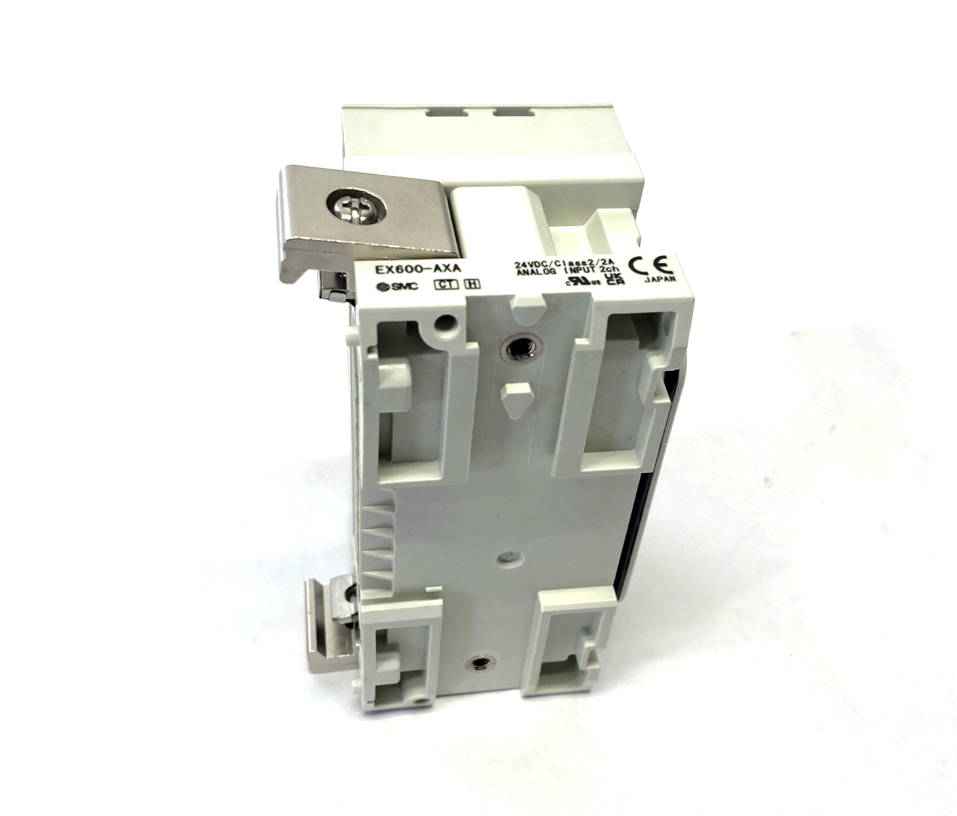 EX600-AXA | SMC Serial Interface Unit, 2-Ch. Analog Input, 2 x M12 - New – Open box - Maverick Industrial Sales