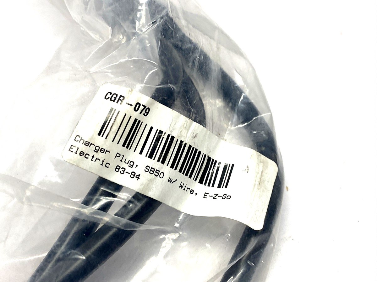 Red Hawk CGR-079 Charger Plug w/ Wire E-Z Go Electric 83-94 - Maverick Industrial Sales