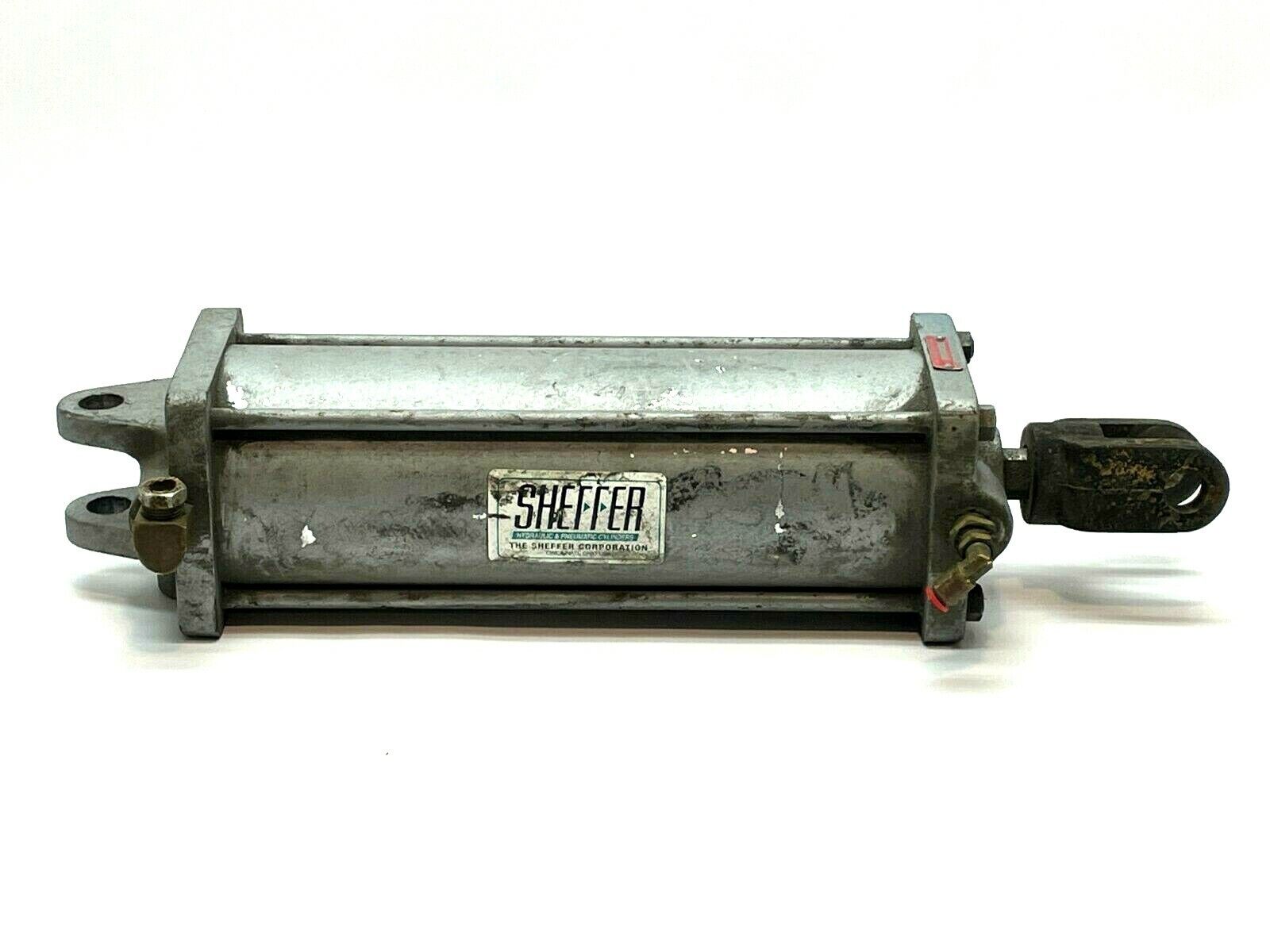 Sheffer 4C20C11 Pneumatic Cylinder 4" Bore 11" Stroke Fixed Clevis Mount - Maverick Industrial Sales