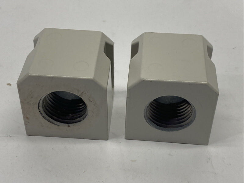 SMC E400-04-A Modular Piping Adapter LOT OF 2