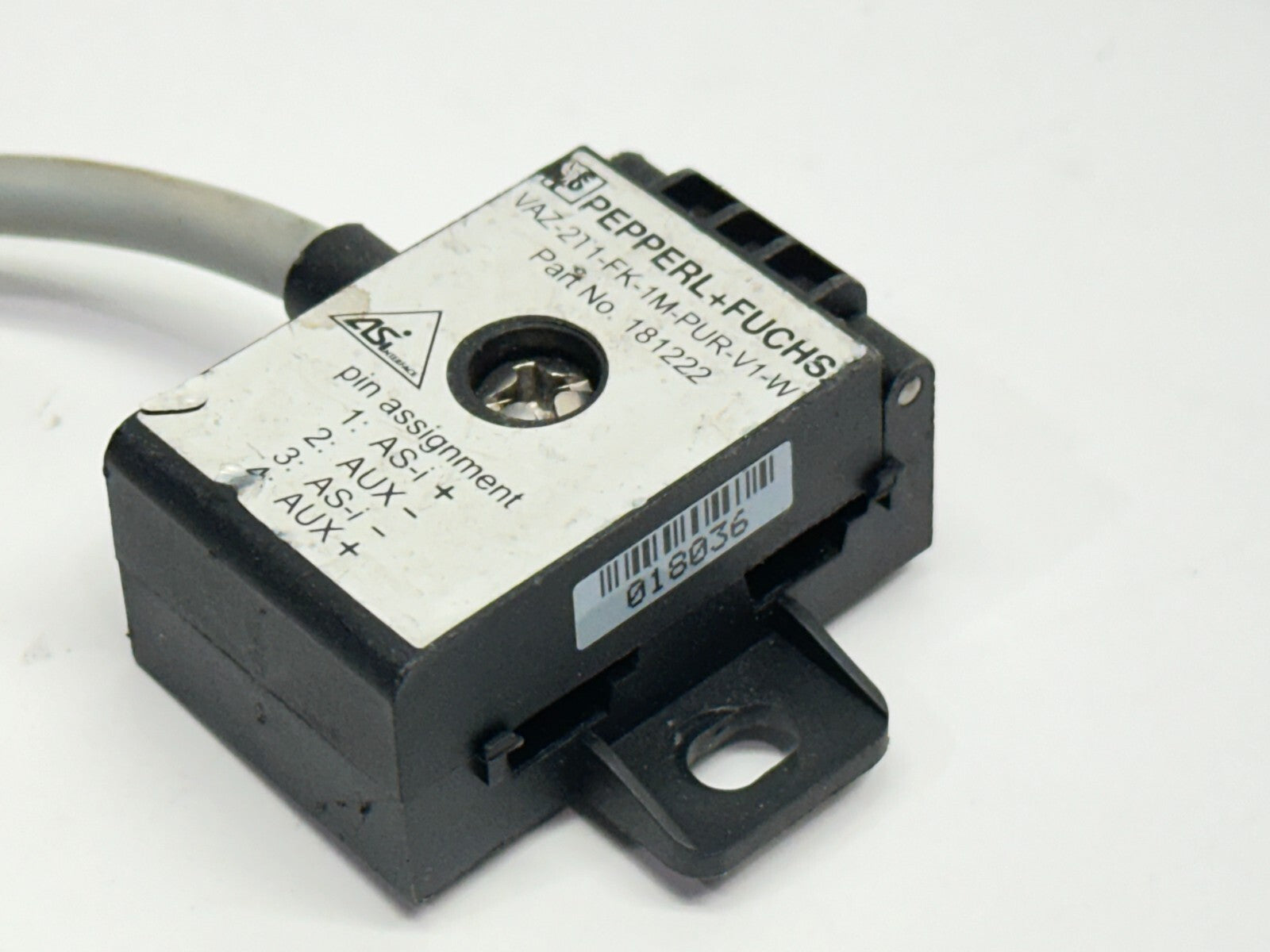 Pepperl+Fuchs VAZ-2T1-FK-1M-PUR-V1-W AS-Interface Splitter Box 181222 - Maverick Industrial Sales