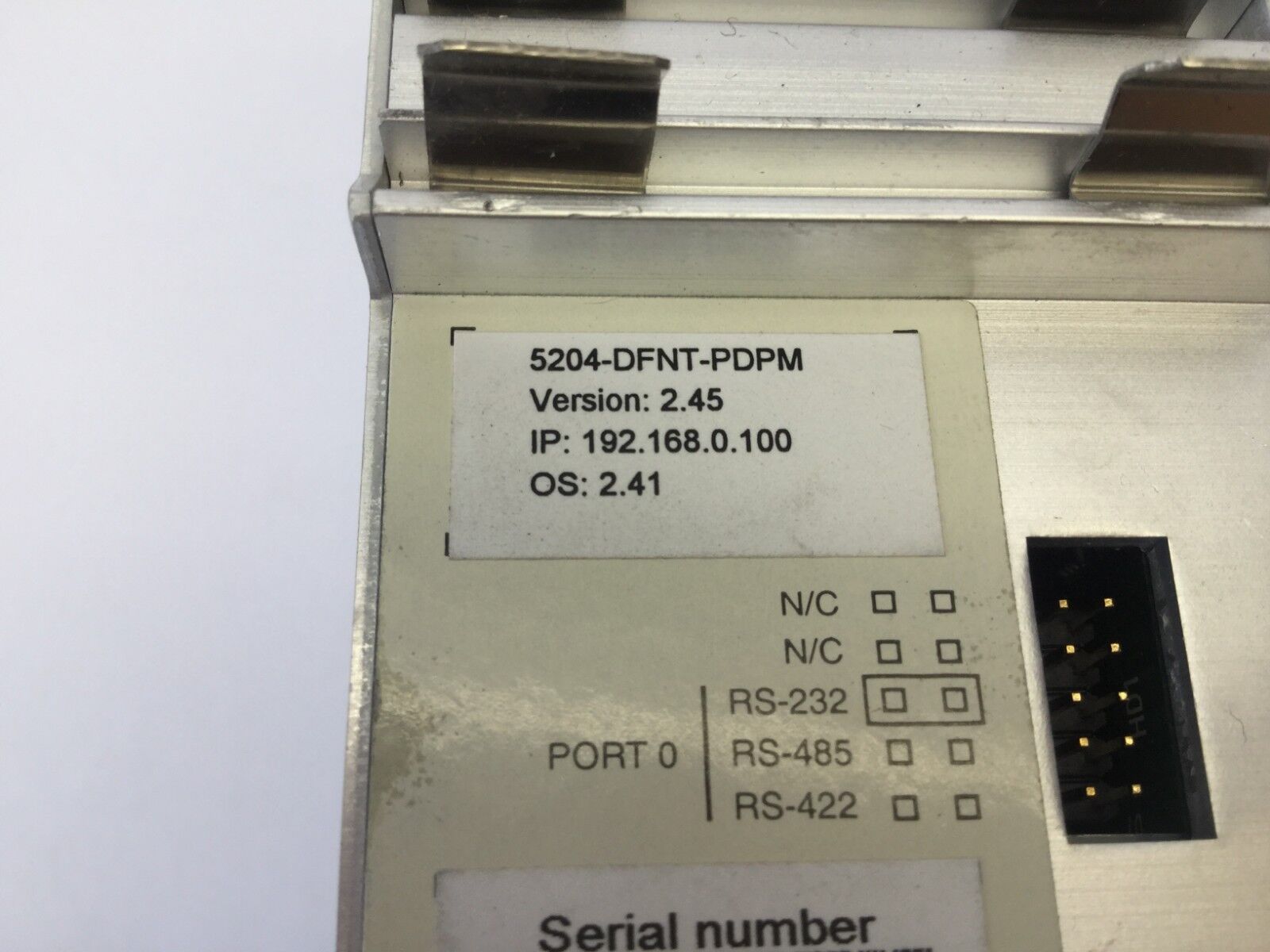 Prosoft 5204-DFNT-PDPM EtherNet/IP to PROFIBUS DP Master Gateway Ver 2.45 OS2.41 - Maverick Industrial Sales