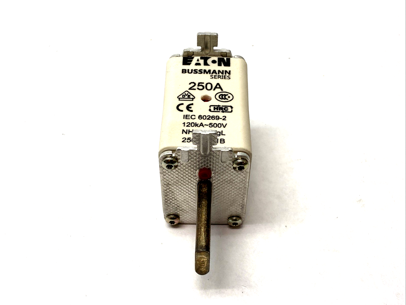 Eaton 250NHG1B Low Voltage NH Fuse Live Gripping Lug 500V 250A 120 kAIC - Maverick Industrial Sales