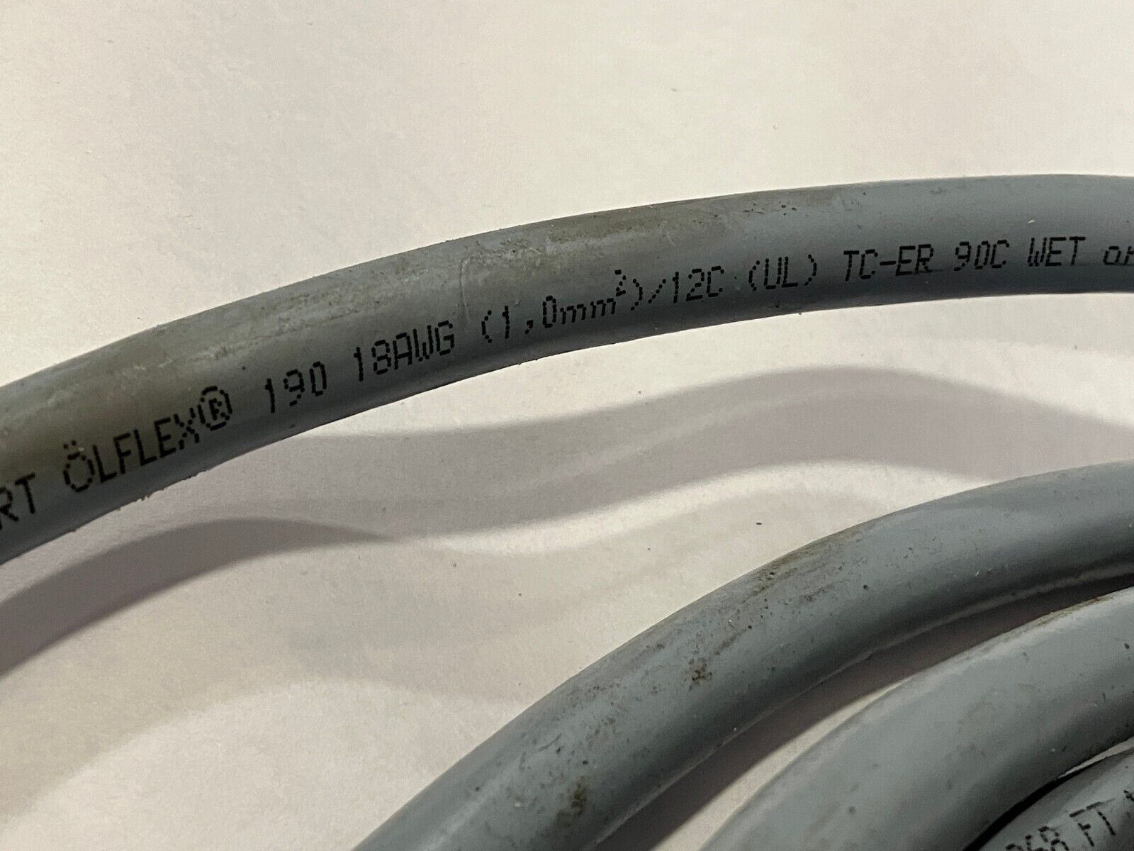 Lapp 601812 Olflex 190 18 AWG Cable 12C Gray 10' FT - Maverick Industrial Sales