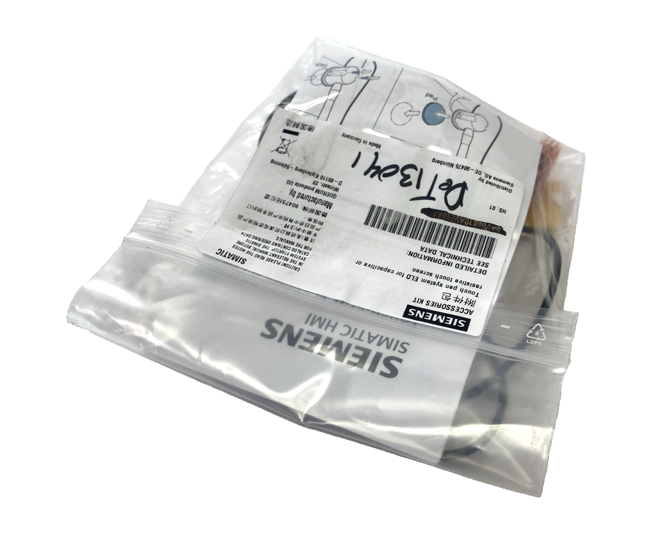 Siemens 6AV68810AV210AA0 ELO Touch Pen System For Touchscreen w/ Holder - Maverick Industrial Sales