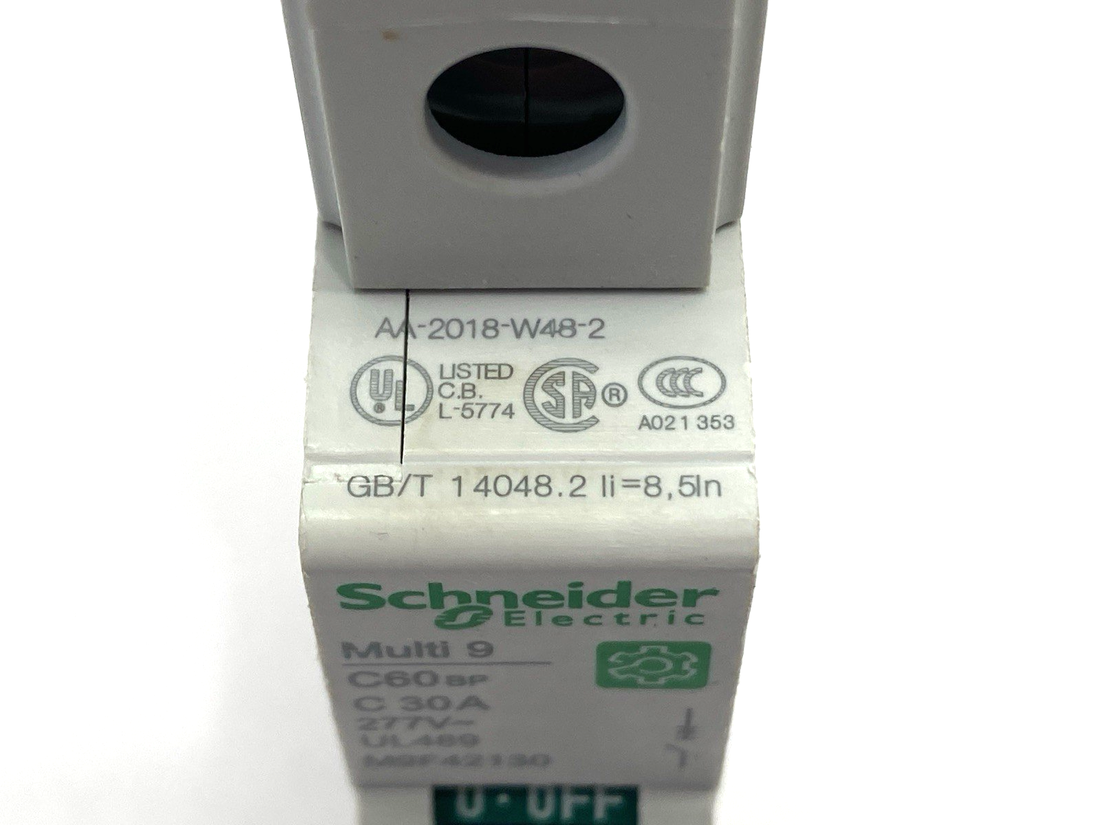 Schneider Electric M9F42130 Miniature Circuit Breaker Multi9 1-Pole 277V 30A - Maverick Industrial Sales
