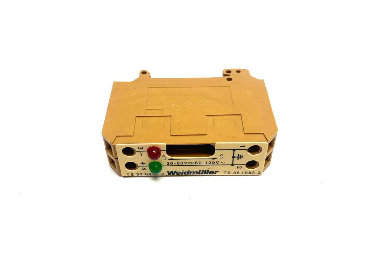 TS32 6992.2 TS35 1982.2 | Weidmuller Terminal Relay Block - Used - Maverick Industrial Sales