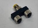 Lumberg Automation ASBS 2 M12-S3187 Y-Splitter M/ 2x F M12 5-Pin 600001536 - Maverick Industrial Sales