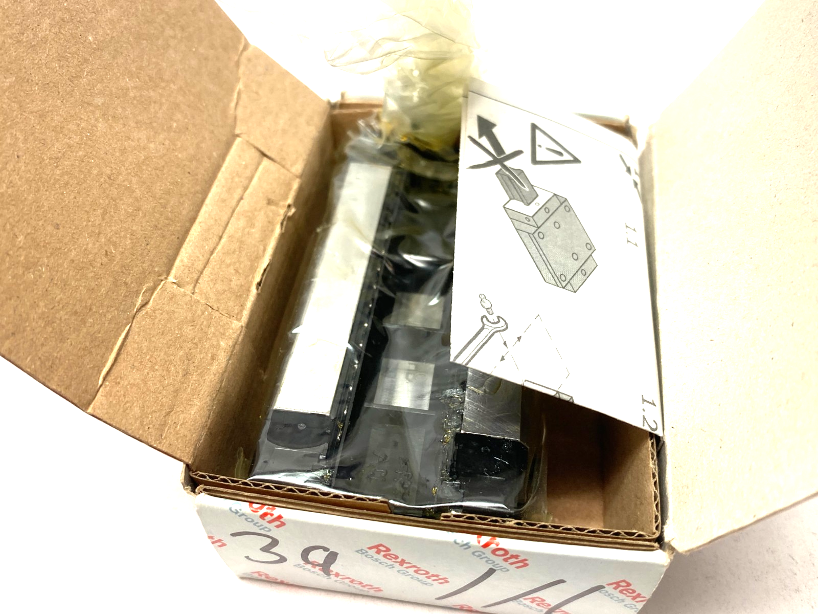 Bosch Rexroth R162381322 Carbon Steel Ball Running Block KWD-020-SLS-C1-H-1 - Maverick Industrial Sales