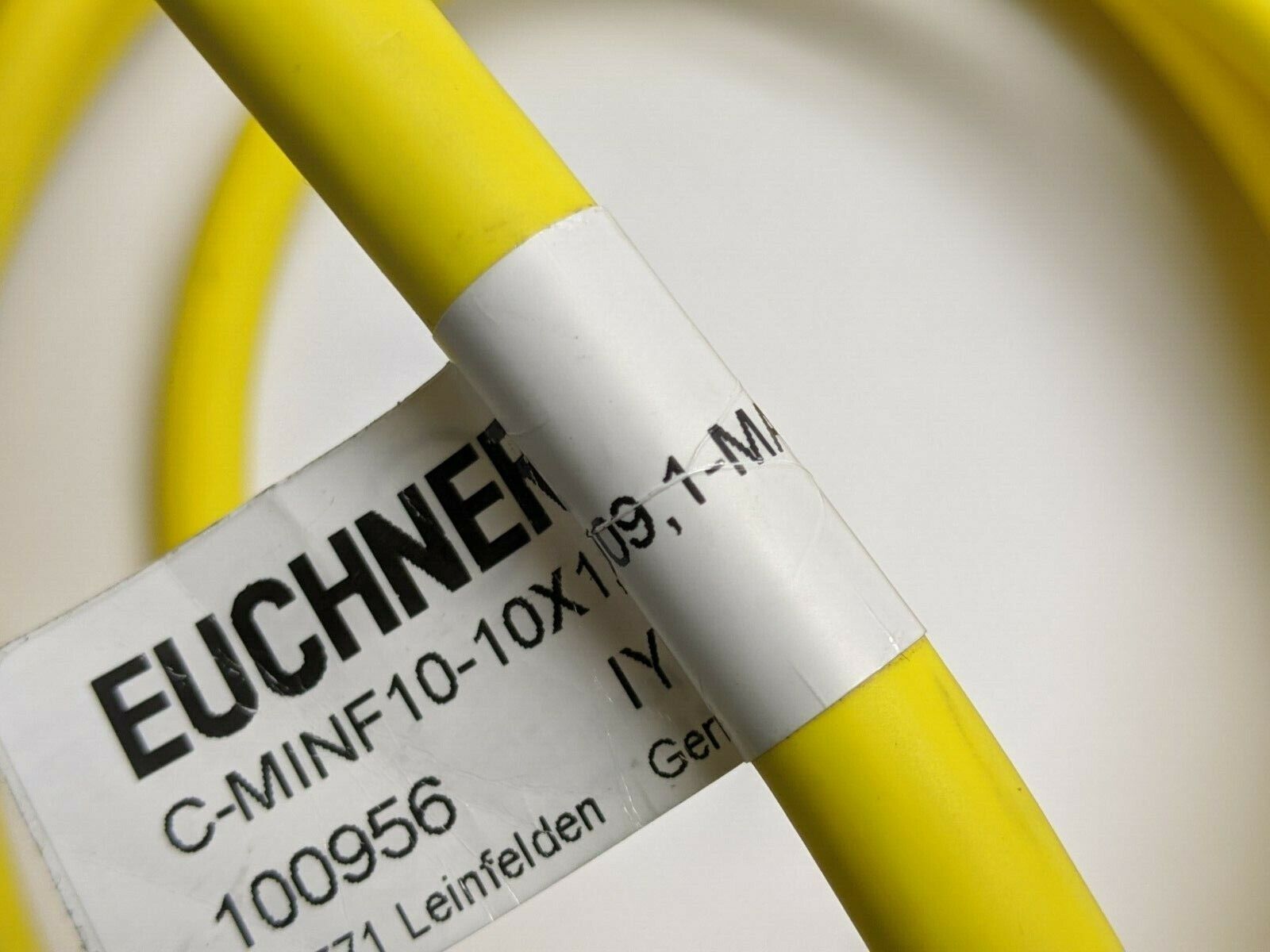 Euchner C-MINF10-10X1,0PU09,1-MA-100956 Connector Cable 10 Pin - Maverick Industrial Sales